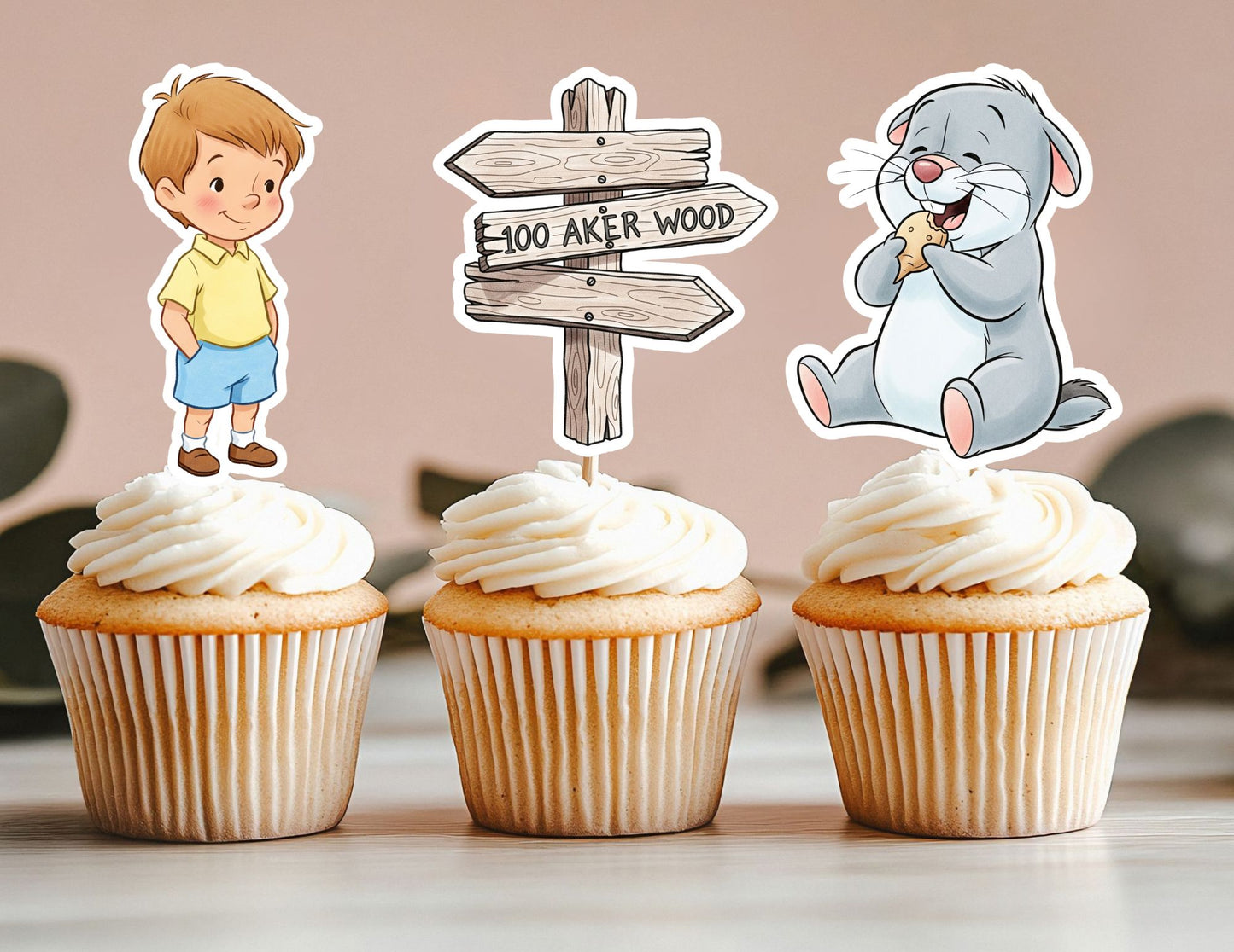 Baby Cupcake Toppers, Digital File Only