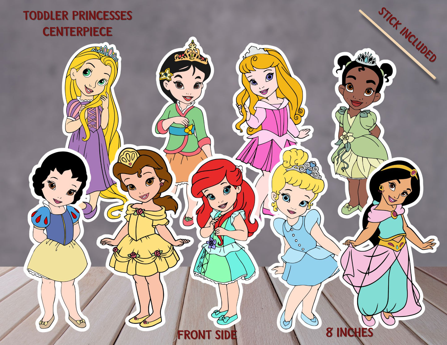 Toddler Princesses Centerpieces, Princesses Party Decoration