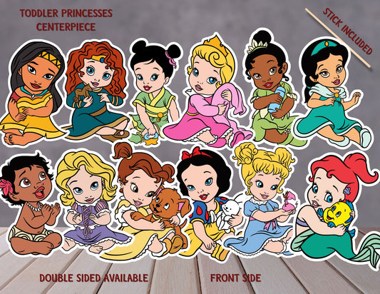 Baby Princesses Centerpieces, Princesses Party Decoration