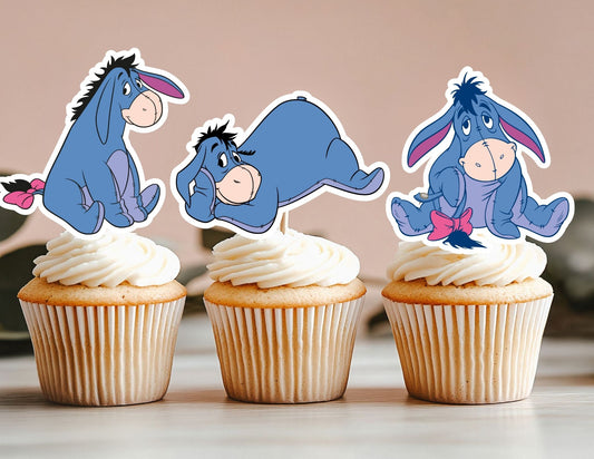 Eeyore Cupcake Toppers