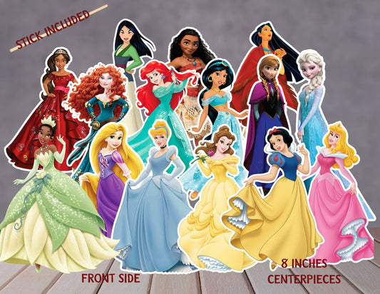 Princesses Centerpieces, Princesses Party Decoration