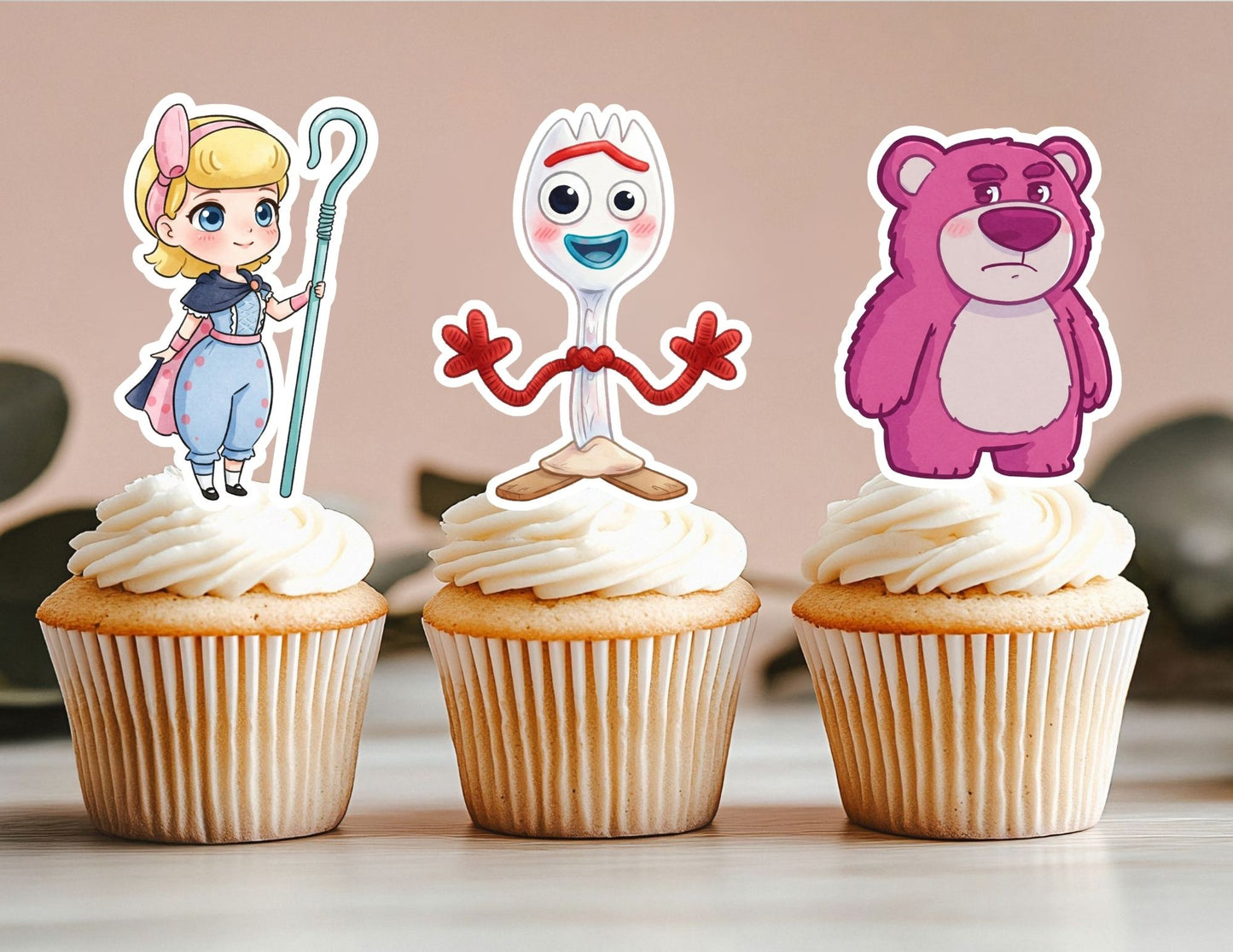 Toy Cupcake Toppers, Cowboy Cupcake Toppers, Space Toppers (Copy)