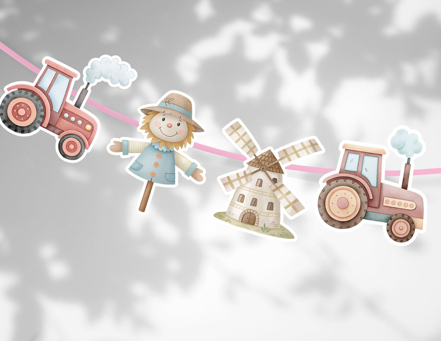 Farm Animal Bunting, Farm Party Decoration