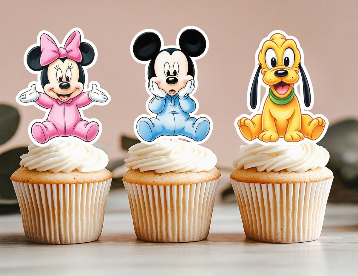 Baby Mouse and Friends Cupcake Toppers