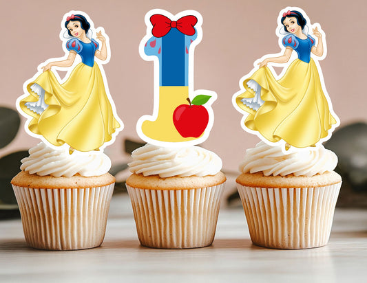 Princesses Cupcake Toppers, Girls Toppers