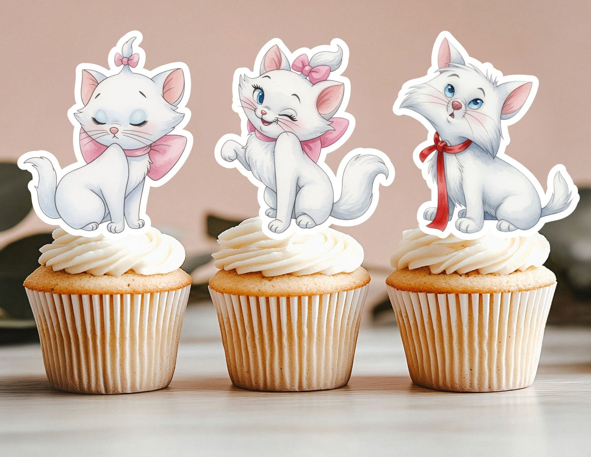 Cat Cupcake Toppers