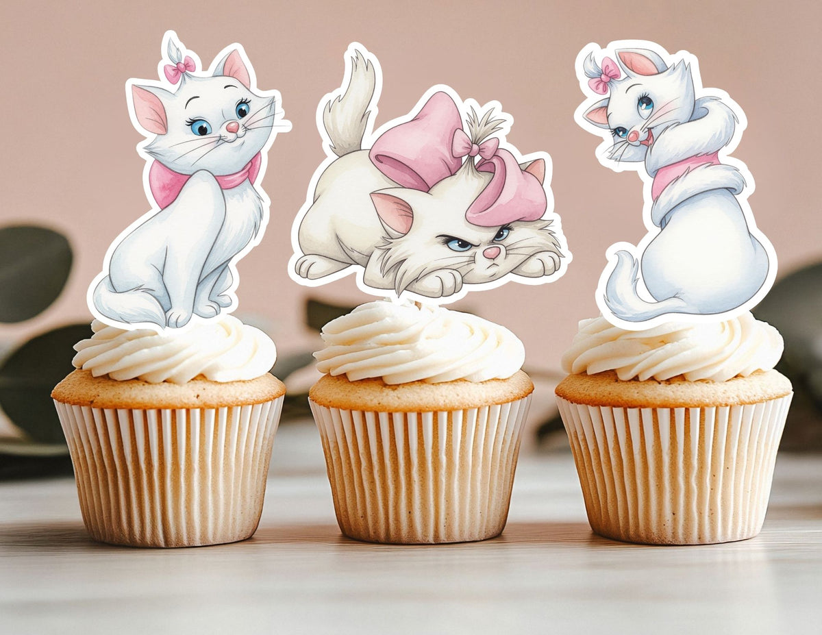 Cat Cupcake Toppers