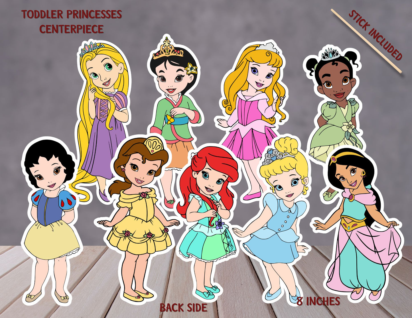 Toddler Princesses Centerpieces, Princesses Party Decoration