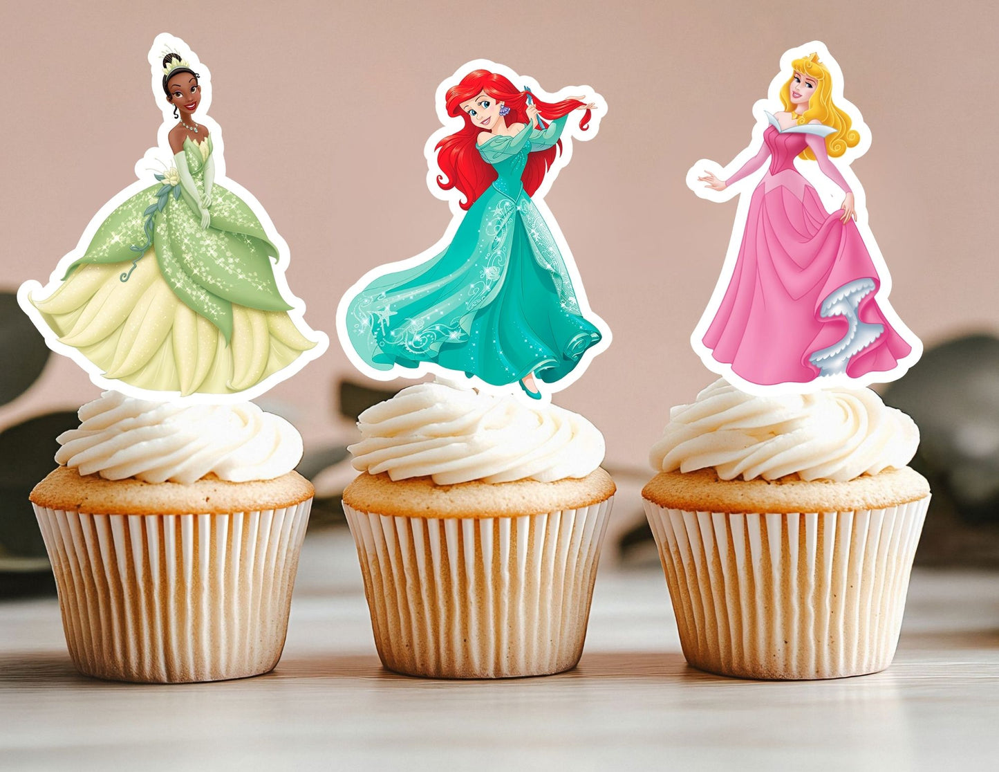 All Princess Cupcake Toppers, Girls Toppers