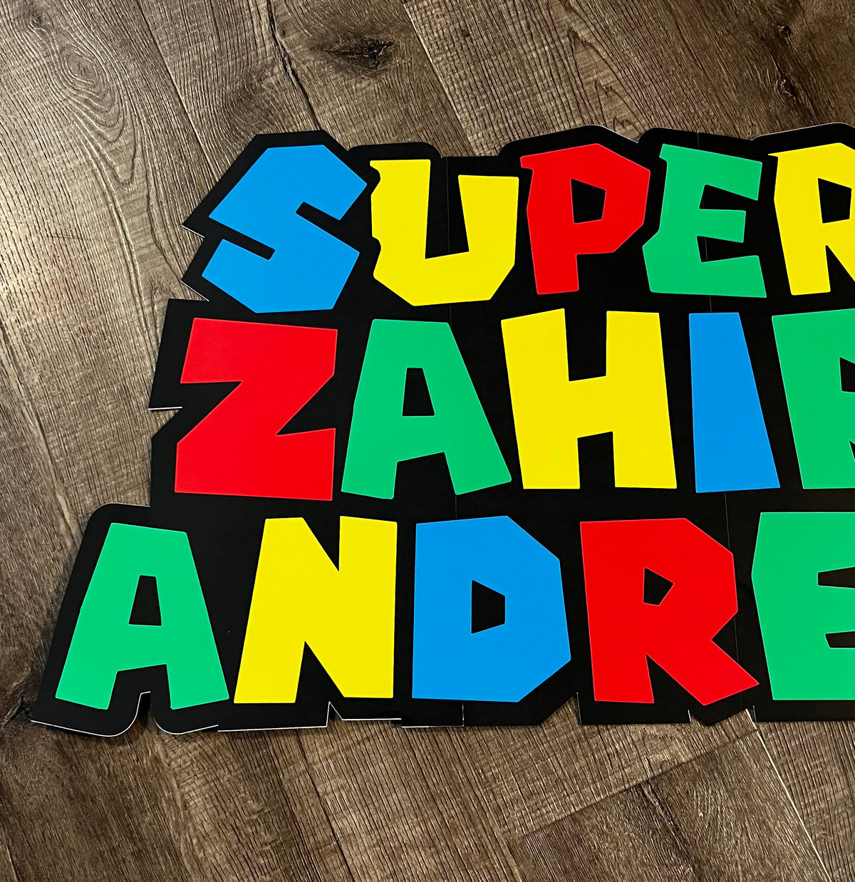 2 feet Name Sign Backdrop, Party/Room Name Sign