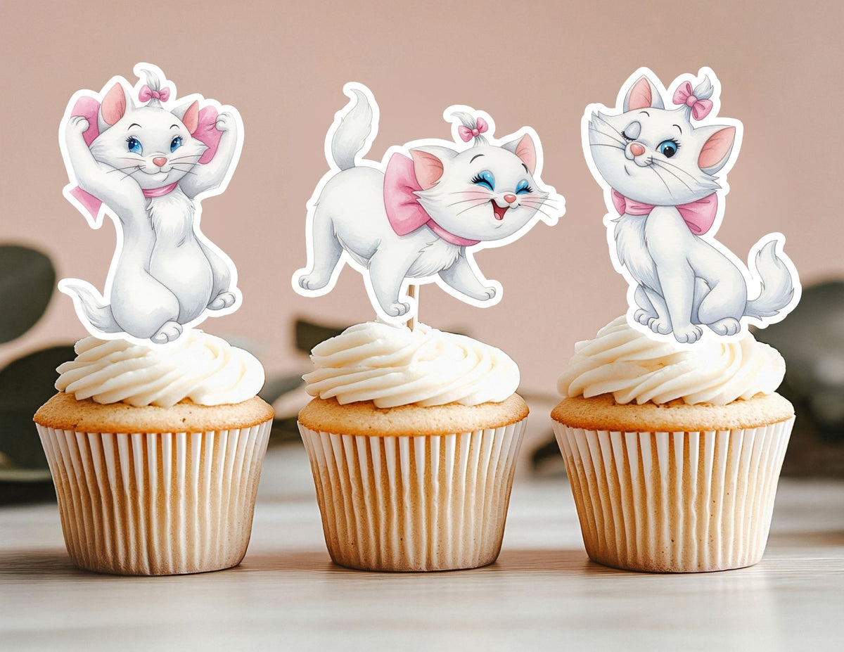 Cat Cupcake Toppers