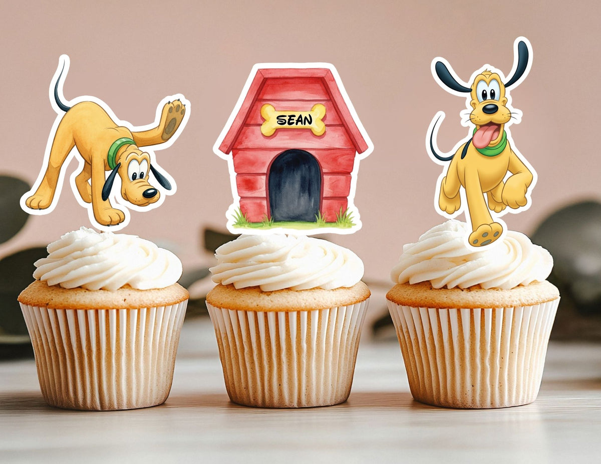 Dog Cupcake Toppers