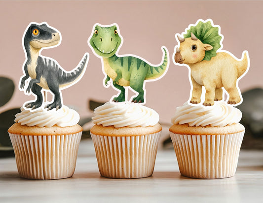 Dinosaur Cupcake Toppers