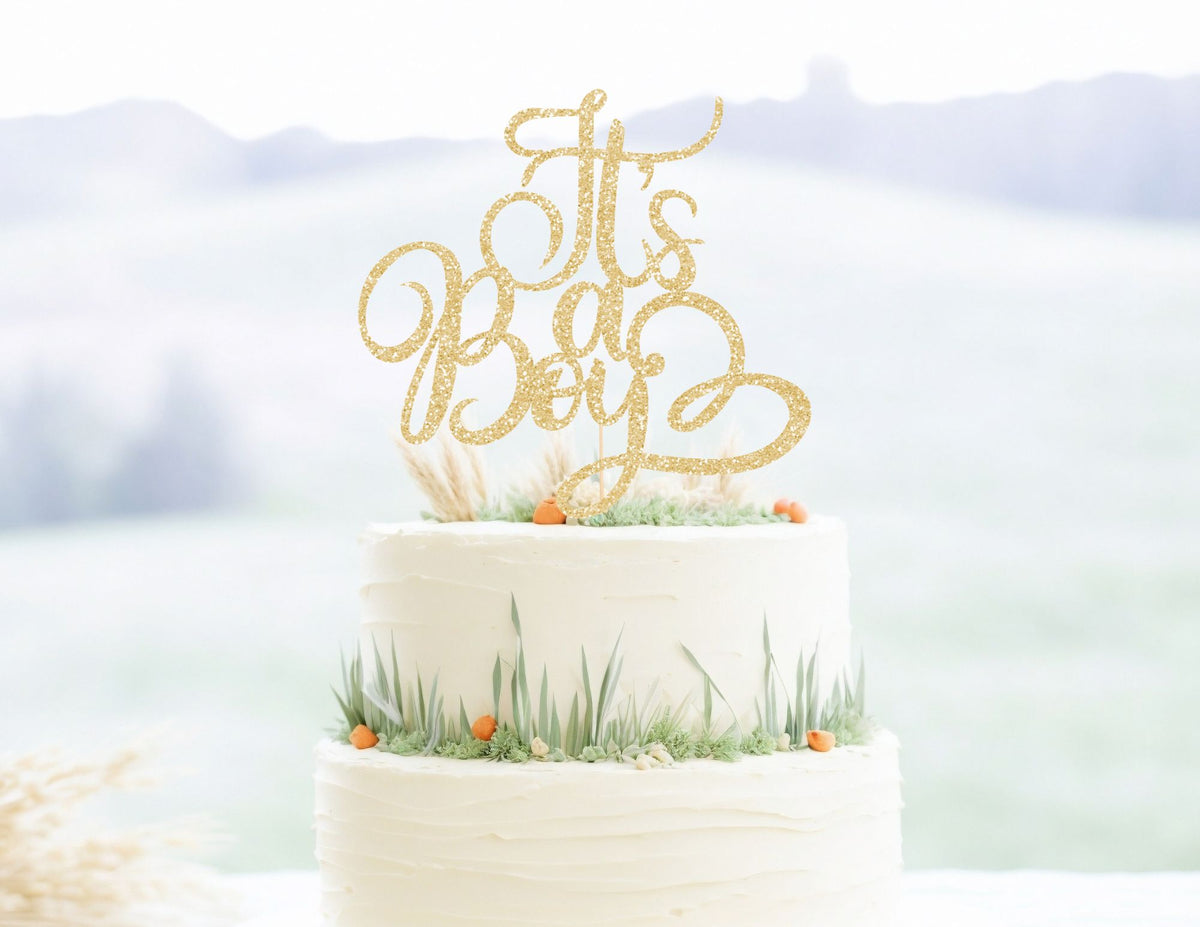 It's a Boy Cake Topper, Boy Topper, Baby Shower Topper, Baby Shower Cake Topper