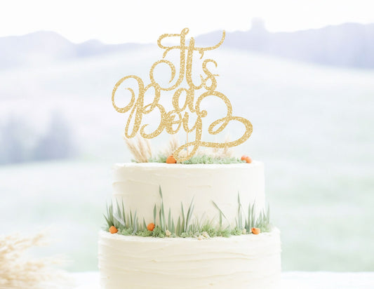 It's a Boy Cake Topper, Boy Topper, Baby Shower Topper, Baby Shower Cake Topper
