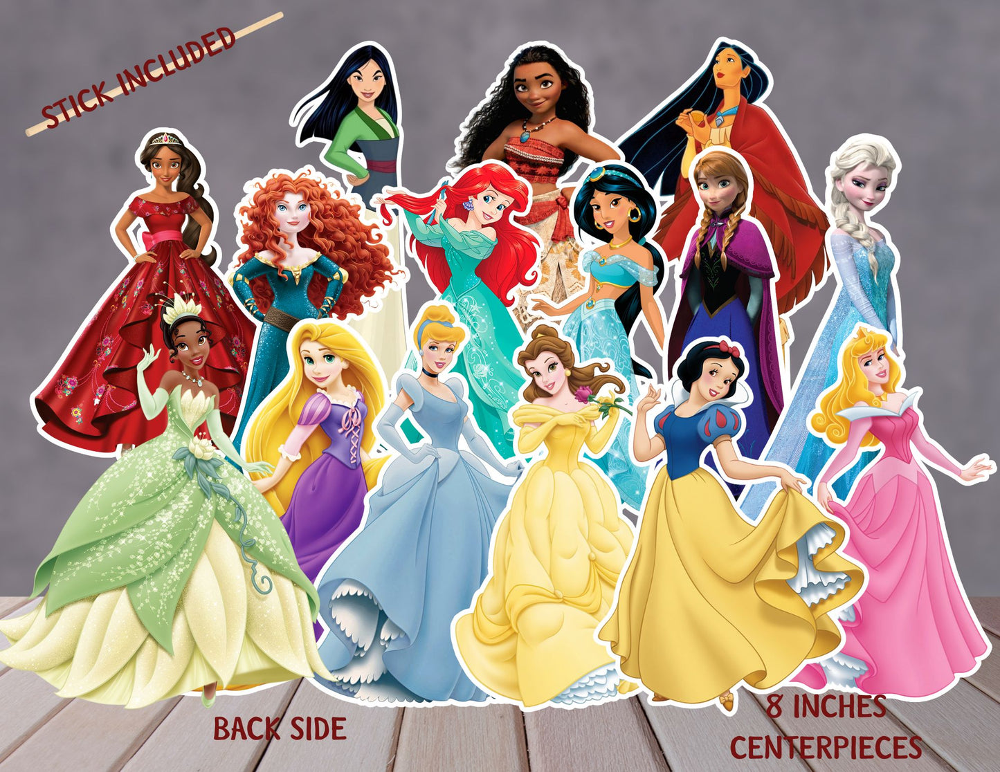 Princesses Centerpieces, Princesses Party Decoration