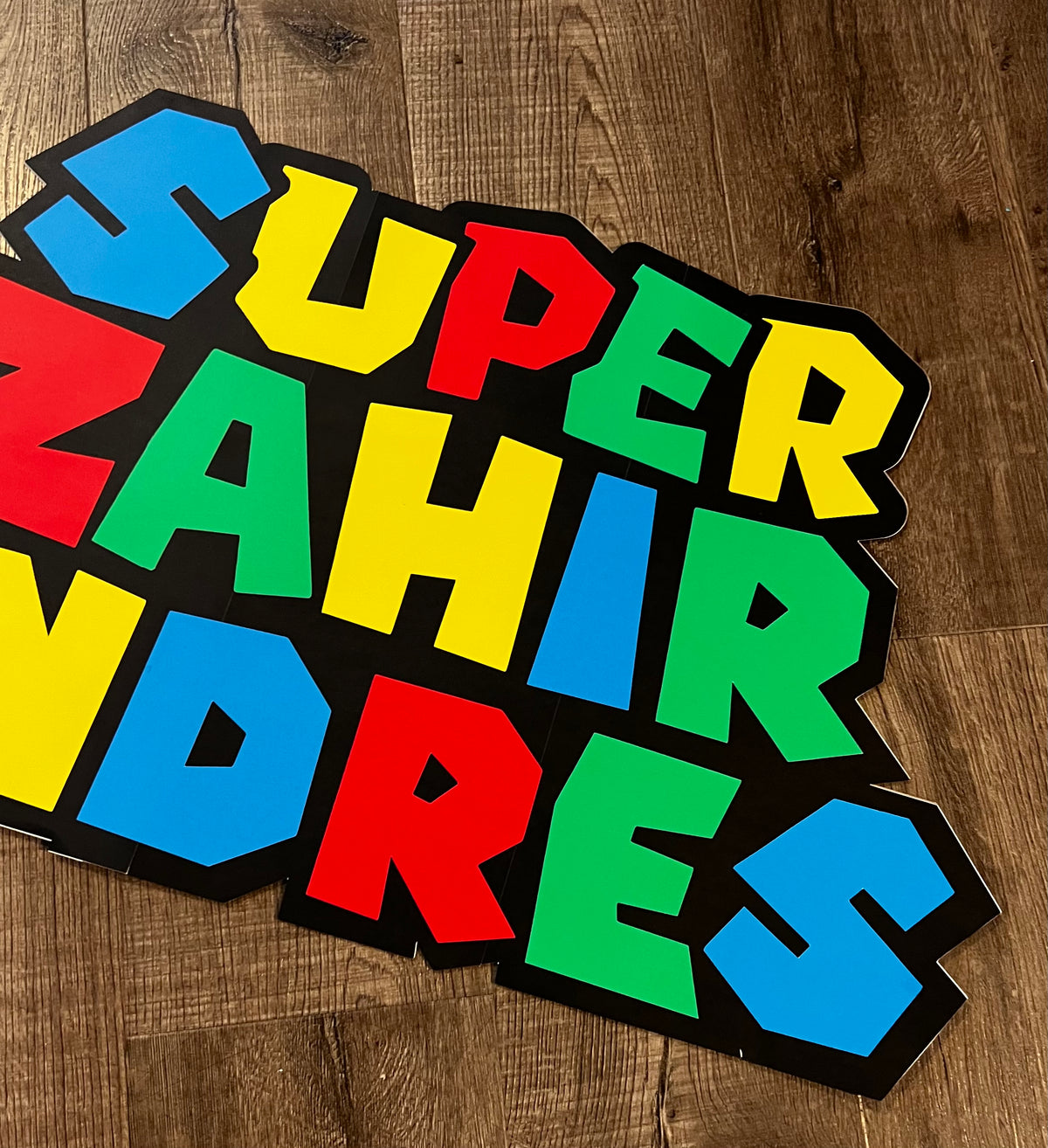 2 feet Name Sign Backdrop, Party/Room Name Sign